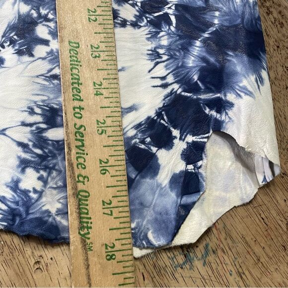 ALEXANDER WANG Lambskin Tie-Dye leather Top Size 6 - Picture 9 of 10